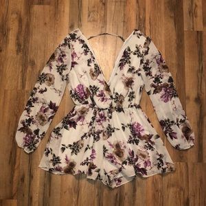 Boutique floral romper